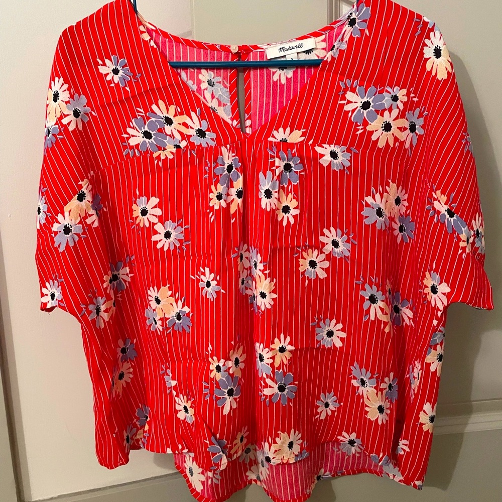 Madewell floral top